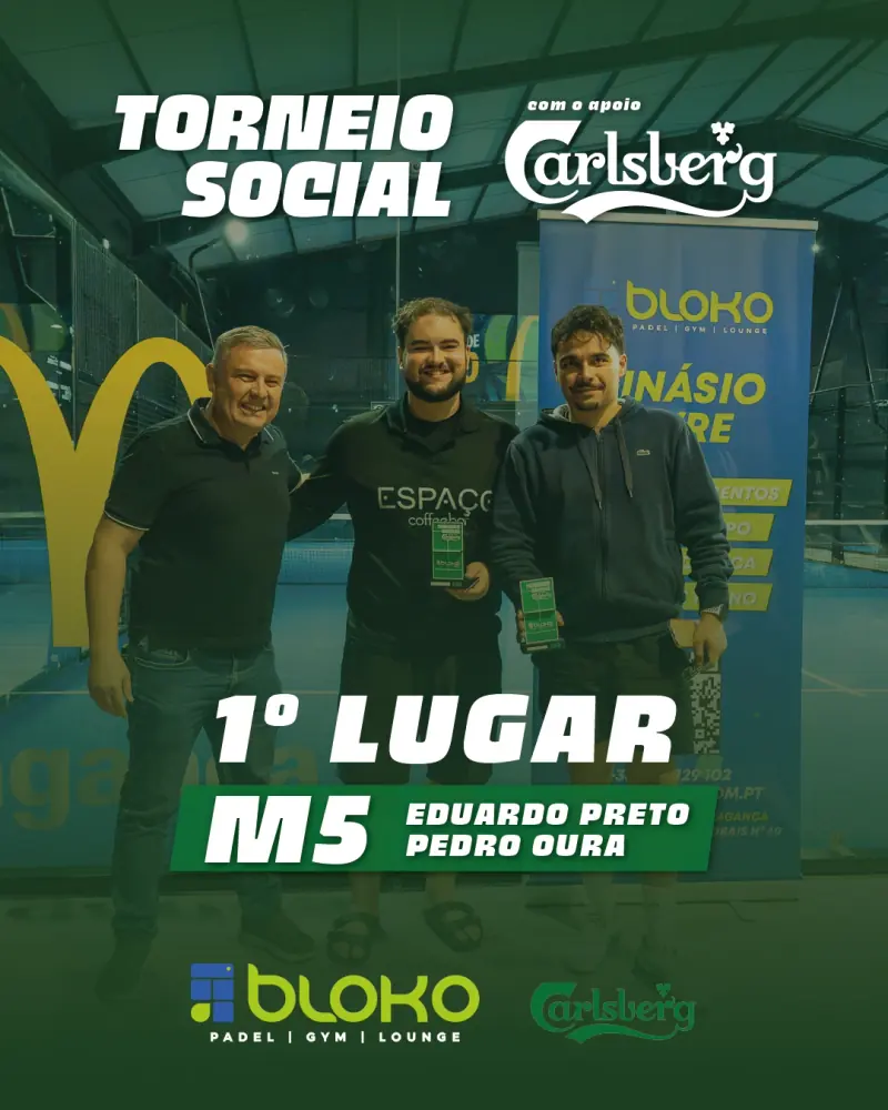 M5 — 1º lugar: Eduardo Preto / Pedro Oura