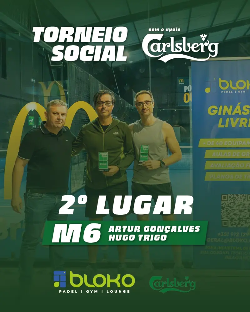 M6 — 2º lugar: Artur Gonçalves / Hugo Trigo